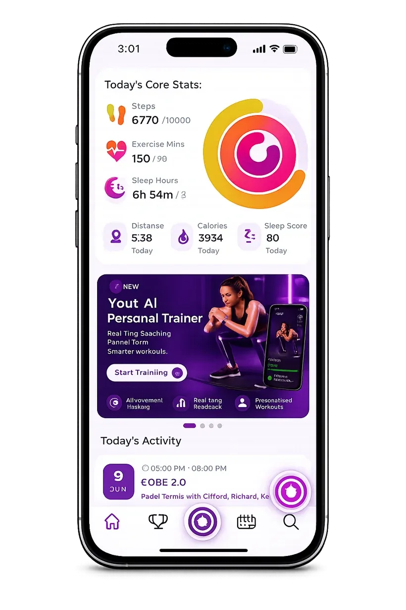 Core Direction app home screen